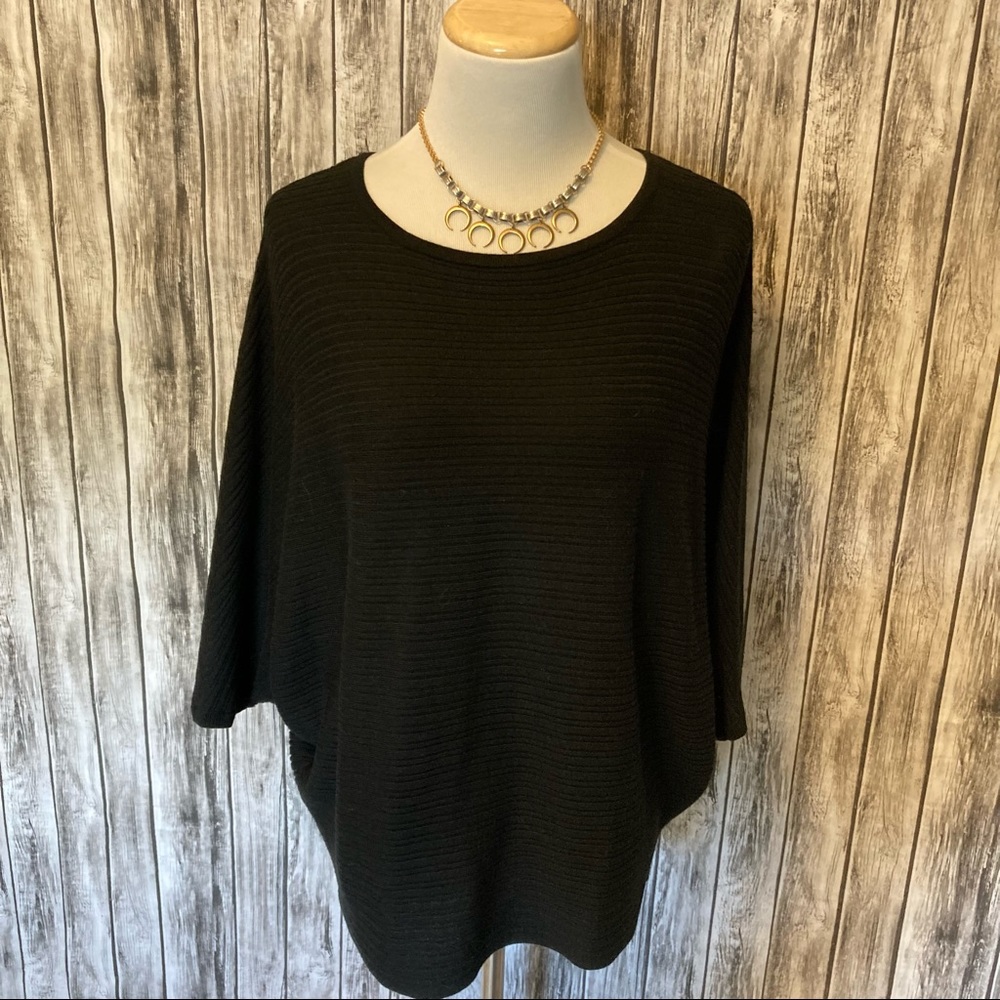 F&F Black Batwing Sleeve Sweater small